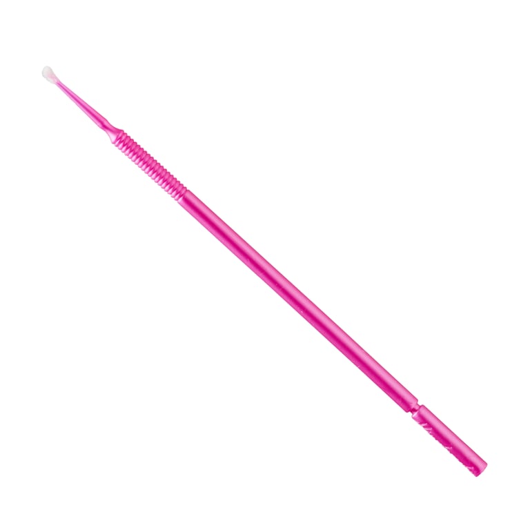 Microbrush Plus Micro-Applicators, Fine, Pink, 400/Pk. With a stiff head designed for scrubbing