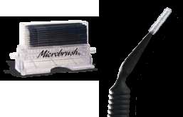 Microbrush X Extended, Extra-Thin Applicators for confined spaces; Patented Bending portion