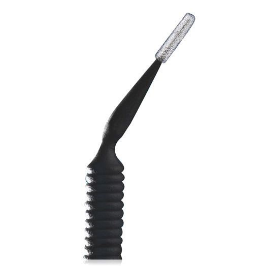 Microbrush X Extended, Extra-Thin Applicators, Black, 100/Pk, Bendable up to 90 degrees