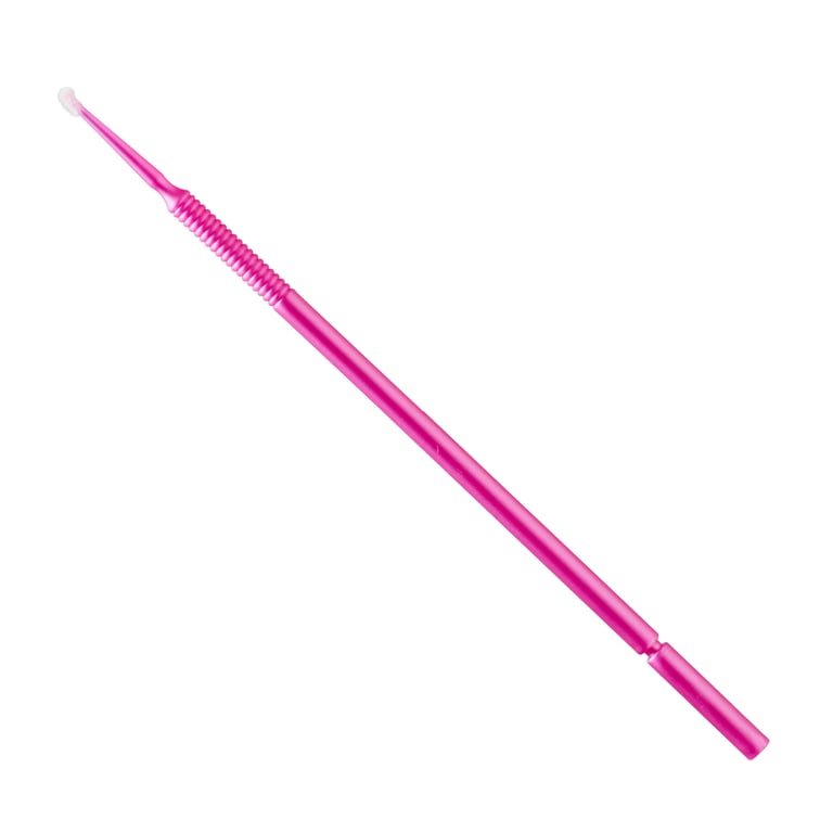 Microbrush Tube Series, Fine, Pink micro-applicators. 400 applicators, 4 tubes of 100 applicators