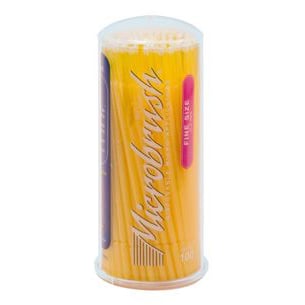 Microbrush Tube Series, Fine, Yellow micro-applic