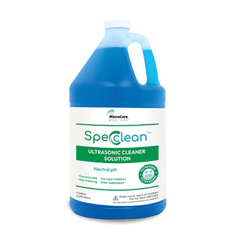 Spec Clean Ultrasonic Cleaning Solution, 1 Gallon with Pump, Unscented, 1/Pk. Super concentrated