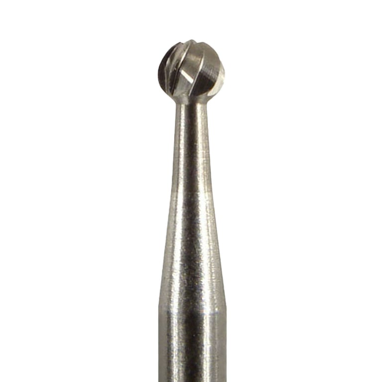 NeoBurr Sterile HP #8 Round Carbide Bur, 10/Pk. Head diameter: 2.3 mm. Length: 1.9 mm. Overall