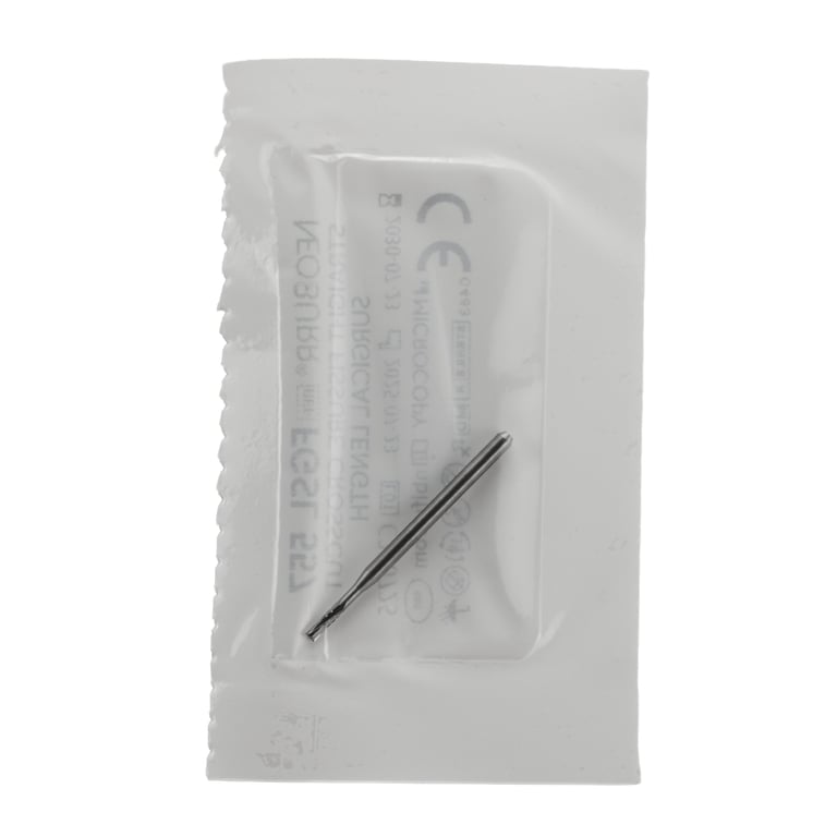 NeoBurr FG #557 SL (Surgical Length) Straight Fissure Crosscut Carbide Bur, 25/Pk. Sterilized
