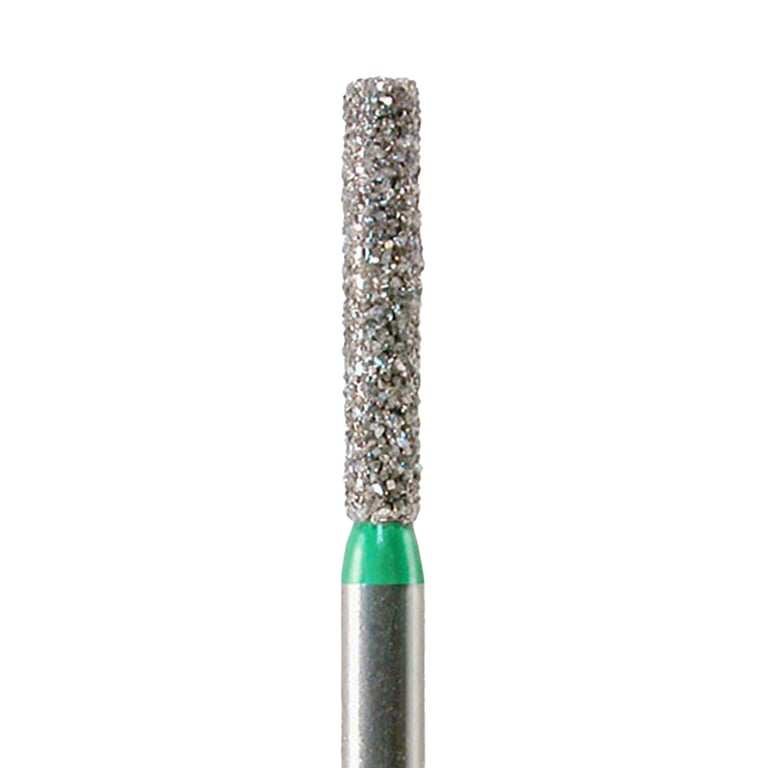 NeoDiamond FG #0614.8 Coarse Grit, Modified Flat End Cylinder Shape, Disposable Diamond Bur, Pack