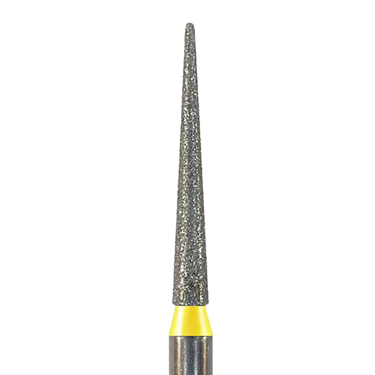 NeoDiamond FG #3314.10 (858.014) Very Fine Grit, Pointed Cone Disposable Diamond Bur, Pack of 25