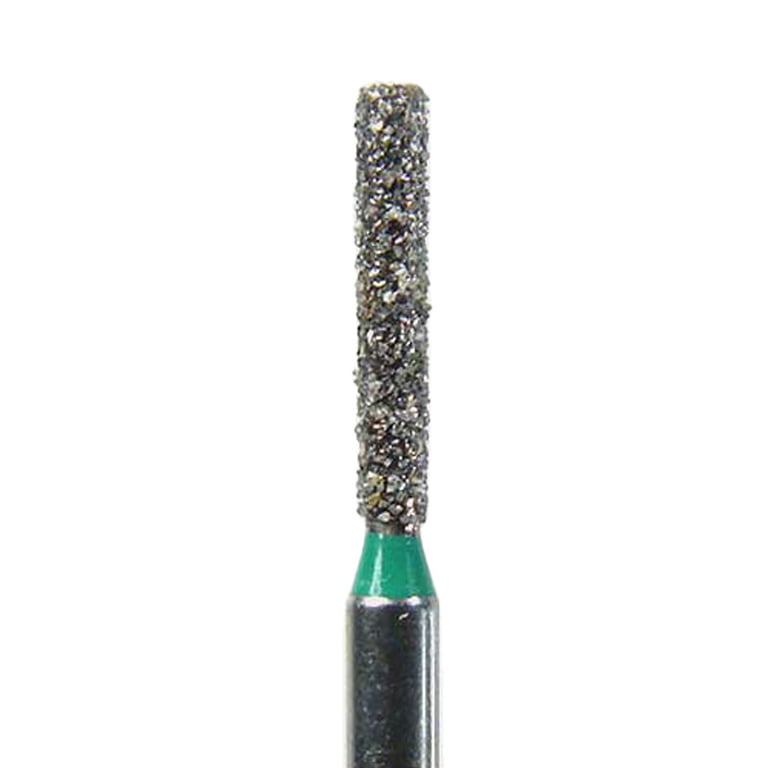 NeoDiamond FG #0712.7 Coarse Flat End Cylinder Disposable Diamond Bur, Pack of 25