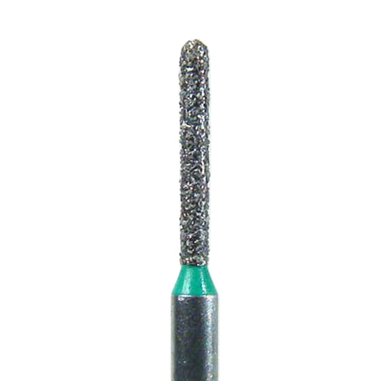 NeoDiamond FG #1210.7 (881.009) Coarse Grit, Cylinder Round End Disposable Diamond Bur, Pack of 25