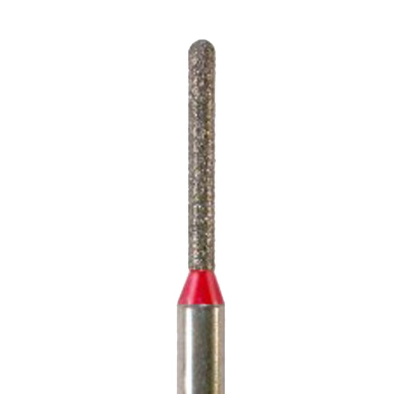 NeoDiamond FG #1210.7 (881.009) Fine Grit, Cylinder Round End Disposable Diamond Bur, Pack of 25