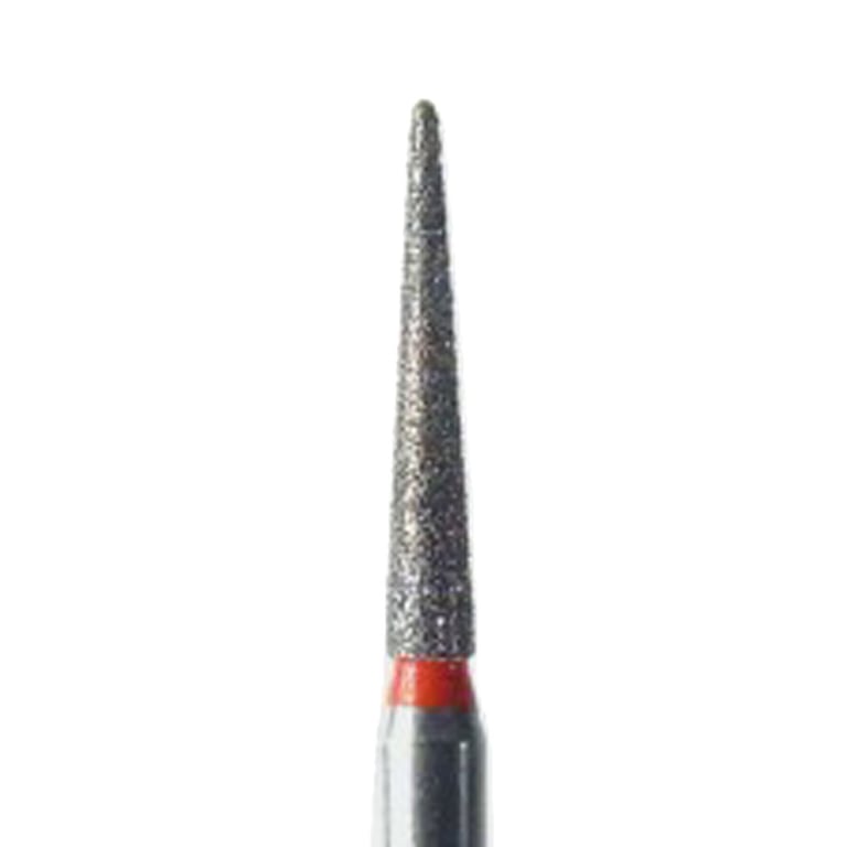 NeoDiamond FG #1314.8 Fine Grit, Pointed Cone Disposable Diamond Bur, Pack of 25