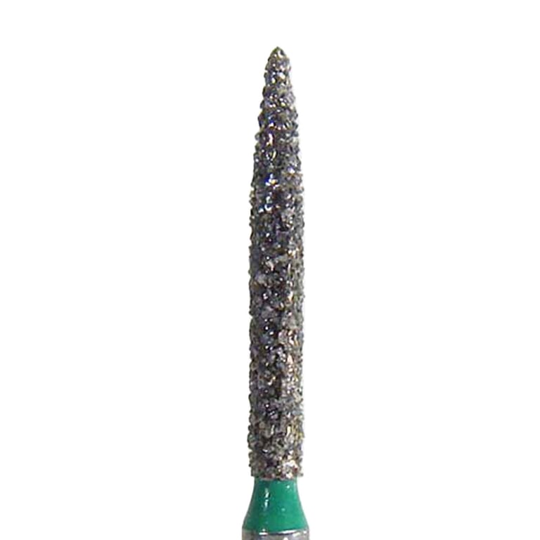 NeoDiamond FG #1512.10 Coarse Grit, Flame Shaped Disposable Diamond Bur, Pack of 25