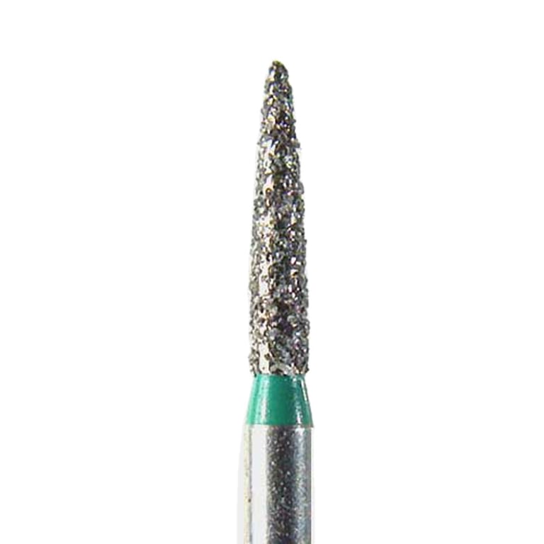 NeoDiamond FG #1512.6 SS Short Shank (S862.012) Coarse Grit, Flame shape Disposable Diamond Bur