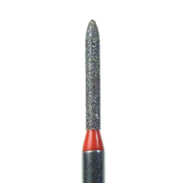 NeoDiamond FG #1800.8 (878.012) Fine Grit, Beveled Cylinder Disposable Diamond Bur, Pack of 25