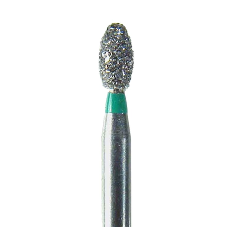 NeoDiamond FG #1908 (379.018) Coarse Grit, Egg Shaped Disposable Diamond Bur, Pack of 25