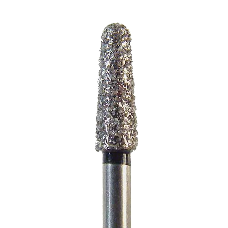 NeoDiamond FG #2424 SS (Short Shank) Coarse Grit, Round End Taper Disposable Diamond Bur, Pack
