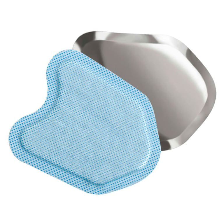 NeoDrys Saliva Absorbents, Large (Blue), Reflective Backing, 50/Box. Flexible, tapered design