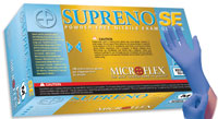 Supreno SE Nitrile glove: Non-Sterile, Powder-Free, Textured, Non-Chlorinated, box (SU-690-XS)