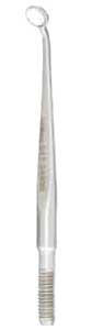 Micro Mirror 3 mm Oval - Stainless Steel, Front-surface Cone Socket Mirror