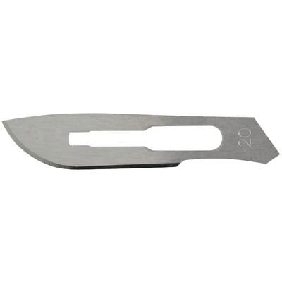 Miltex #20 Sterile Stainless Steel Surgical Scalpel Blade, Box of 100 blades