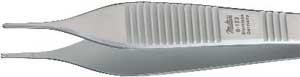 Miltex 4-3/4" Adson Tissue Forceps, 1 x 2 Teeth with Tying Platform