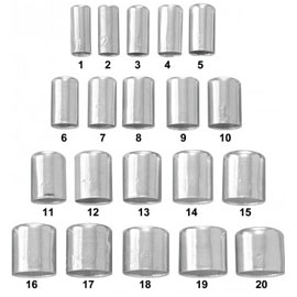 Merltax Shells Miltex Aluminum Shell #13, box of 100 shells | Net32