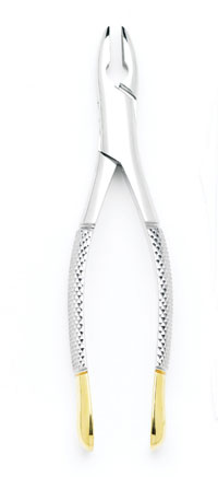 Miltex #1 Standard Tooth Extracting Forceps with Serrated Carbide Beaks