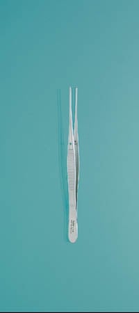 Miltex 5" Semken Tissue Forceps with 1 x 2 Teeth