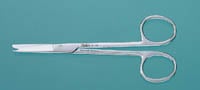 Miltex 4.5" slender pattern Littauer Jr. straight surgical scissors with sharp and blunt tips