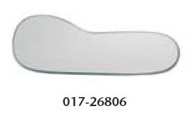 Miltex No. 1 Adult Buccal Intra Oral Mirror, Ideal for Photography, 1.75" wide x 6" Length, single