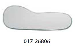 Miltex No. 3 Child Occlusal Intra Oral Mirror, Ideal for Photography, 2.5" wide x 3.5" Length