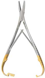 Miltex 5.5" Mathieu Needle Holder with Tungsten Carbide Tips