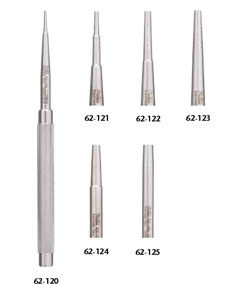 Miltex 3.1 mm Progressive Osteotome, Concave. Used to prepare the implant site in maxillary areas