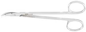 Miltex 5" curved Quimby surgical scissors with a sharp tip