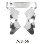 Miltex #56 Molar Winged Metal Rubber Dam Clamp, single clamp
