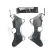 Miltex #7A Lower Molar Winged Metal Rubber Dam Clamp, single clamp