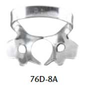 Miltex #8A Molar Winged Metal Rubber Dam Clamp, single clamp