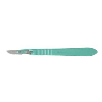 Miltex Disposable Sterile Scalpel with #10 Stainless Steel blade, Box of 10