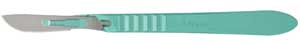 Miltex Disposable Sterile Scalpel with #22 stainless steel blade, Box of 10