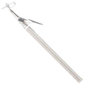 Miltex Single end amalgam carrier with a medium size stainless steel tip