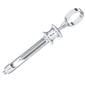 Miltex Astra-type 1.8 cc Aspirating Syringe. Quality-made of stainless steel and chrome-plated
