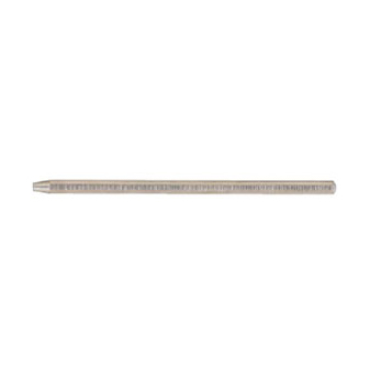 Miltex Octagonal - Knurled Simple Stem Mirror Handle, Stainless Steel, Single End . **This handle