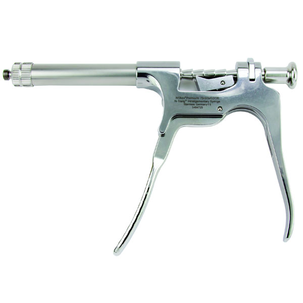 N-Tralig Intraligamentary Syringe, Metric 1/Pk. Stainless Steel, 1.8 ml Cartridge Size. Delivers