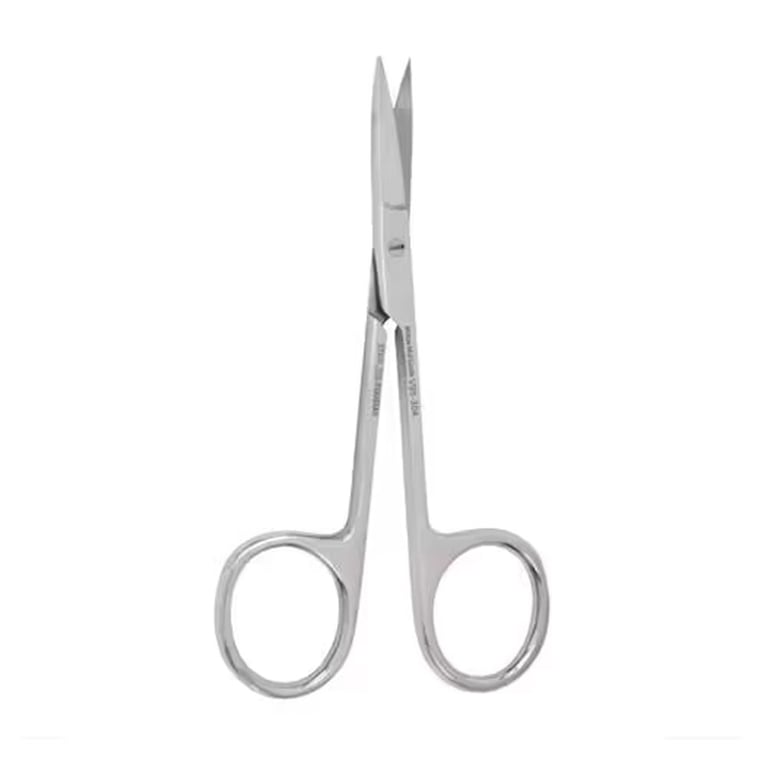 Vantage Iris Scissors, Straight 4-1/8", Stainless Steel, 1/Pk