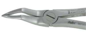 Xcision Extracting Forceps, #51S, Upper Roots, With Serrated Edges