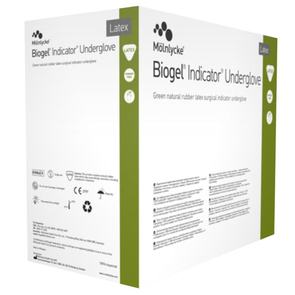 Biogel Indicator Latex Surgical Underglove, Size 
