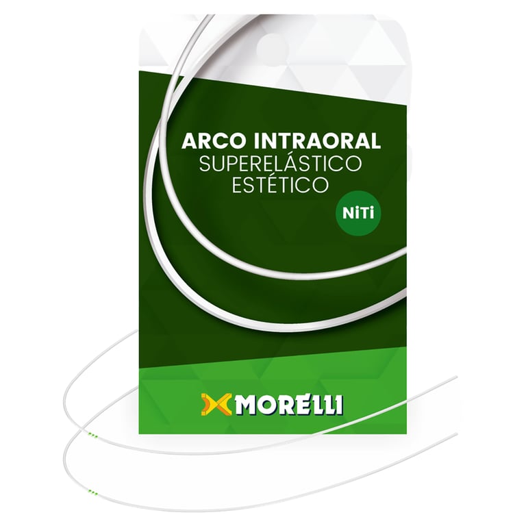 Morelli Ø.014" NiTi Round Archwire, Natural, Upper, 5/Pk. Features elasticity, smooth sliding