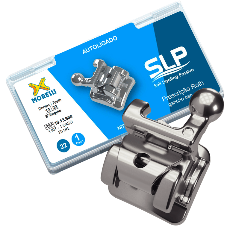 Morelli Self-Ligating Passive Stainless Steel 0.022 Roth Brackets, Single Patient Kit, 20/Pk