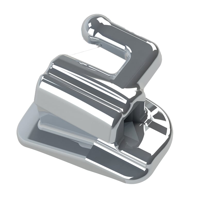 Morelli .022" Stainless Steel Bondable Roth Buccal Tubes, Single Non-Convertible, 3.5mm (2011921)