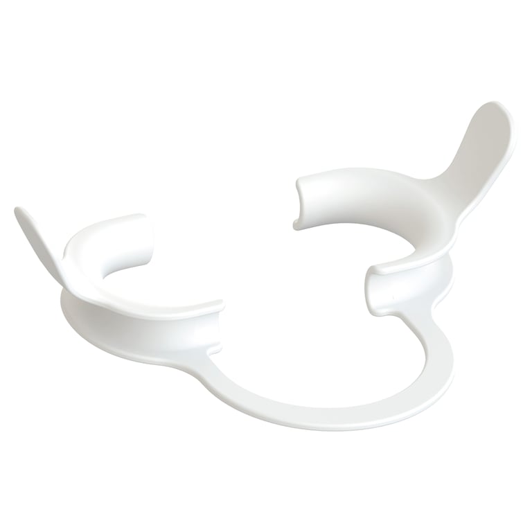 Morelli Large Lip and Cheek Retractor, White, 1/Pk. Designed to provide clear access