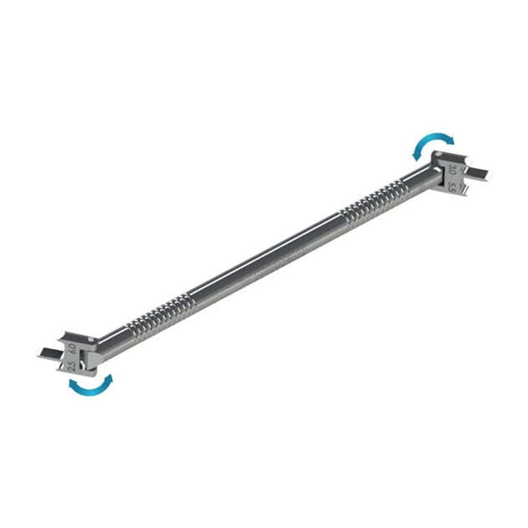Morelli Stainless Steel Bracket Positioning Gauge, Single Positioner. Serves (75.01.039)
